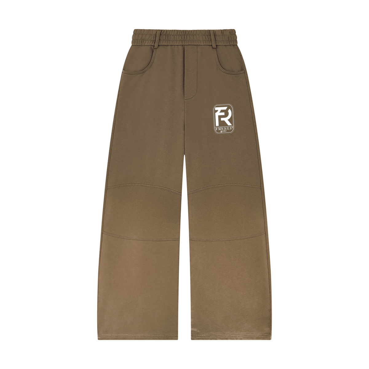 Free Up Unisex Sunfade Paneled Barrel Leg Sweatpants