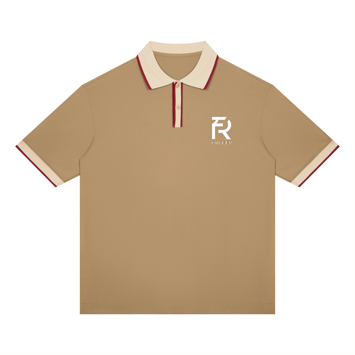 Free Up Unisex Color Block Polo Shirt