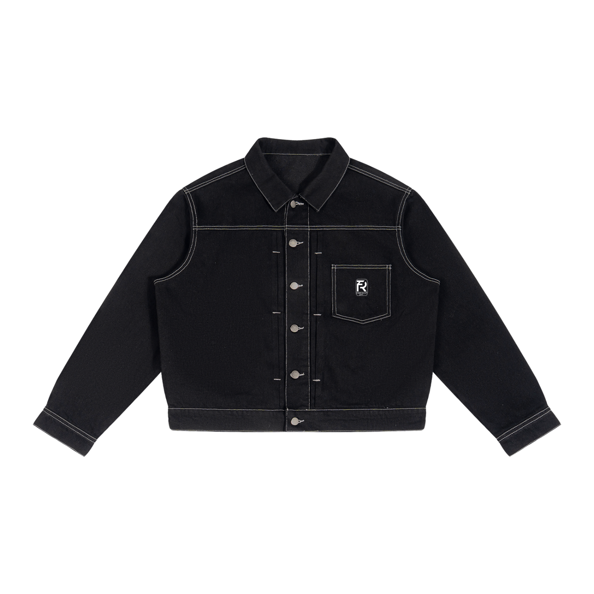 Free Up Men's Boxy Raw Denim Jacket