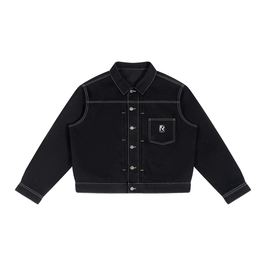 Free Up Men's Boxy Raw Denim Jacket